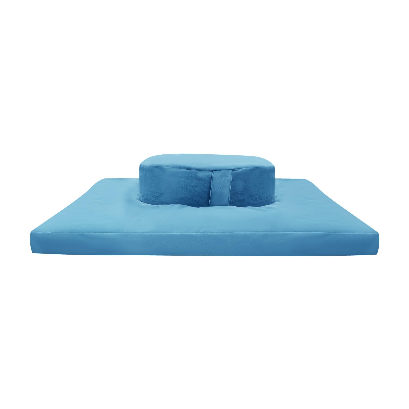WooDerson Set di cuscini da meditazione, set di cuscini da meditazione, quadrati, con cuscino rotondo, moderni, per camera da letto, soggiorno, sala yoga