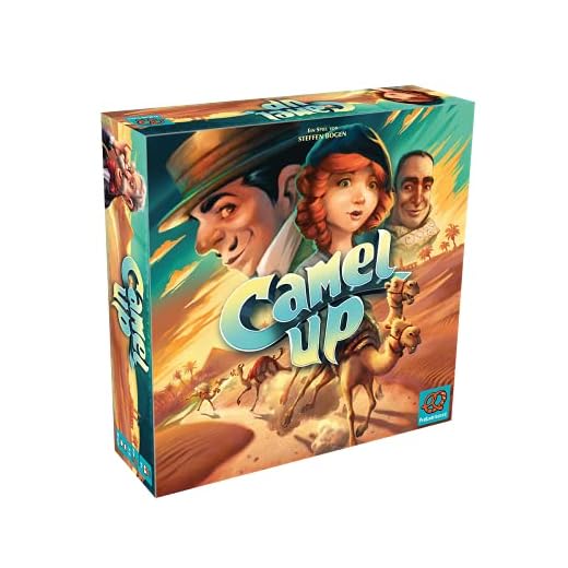 Asmodee, Camel Up, Familienspiel, Spiel des Jahres 2014, 3-8 Spieler, Ab 8+ Jahren, 30+ Minuten, Deutsch, Mehrfarbig, Bunt