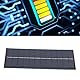 2.5W 9V Mini Kleines Solarpanel-Modul, Polysilizium DIY Solar-Ladebrett Solarpanel, Lichtdurchlässigkeit Poly-Silizium-Solarpanel für zu Hause