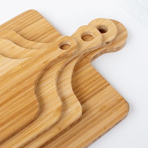 Tabla de cortar personalizada para bodas en la montaña, regalo para pareja aventurera, tablero para charcutería (madera de bambú, tamaño mediano) miniatura 4