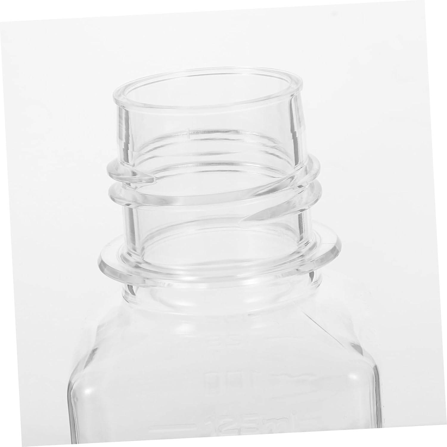 2Pcs Plastic Graduated Serum Bottles Leak Narrow Mouth Reagent Containers for Laboratory Institutions Hospitals