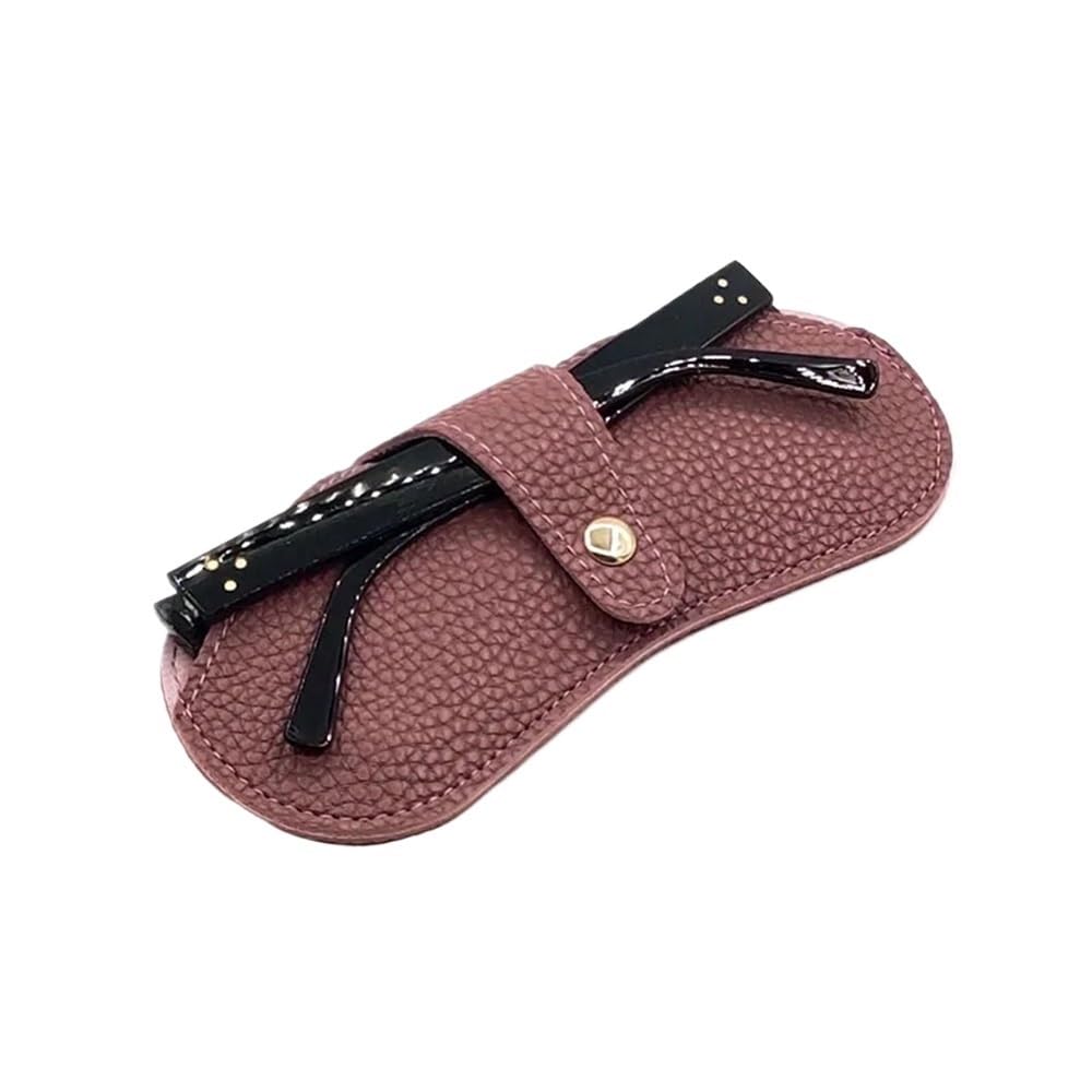 2/4/6 szt. etui na okulary damskie skórzane miękkie okulary torba uchwyt moda przenośne okulary przeciwsłoneczne akcesoria etui na okulary okulary pudełko na okulary 1 szt. (fioletowy, 6