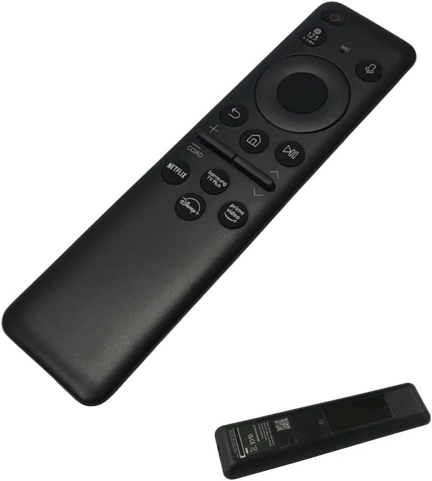 TV Solar Remote Control Compatible with Samsung Model Numbers QN65Q60CDF, QN65Q60CDFXZA, QN65Q70CAF, QN65Q70CAFXZA