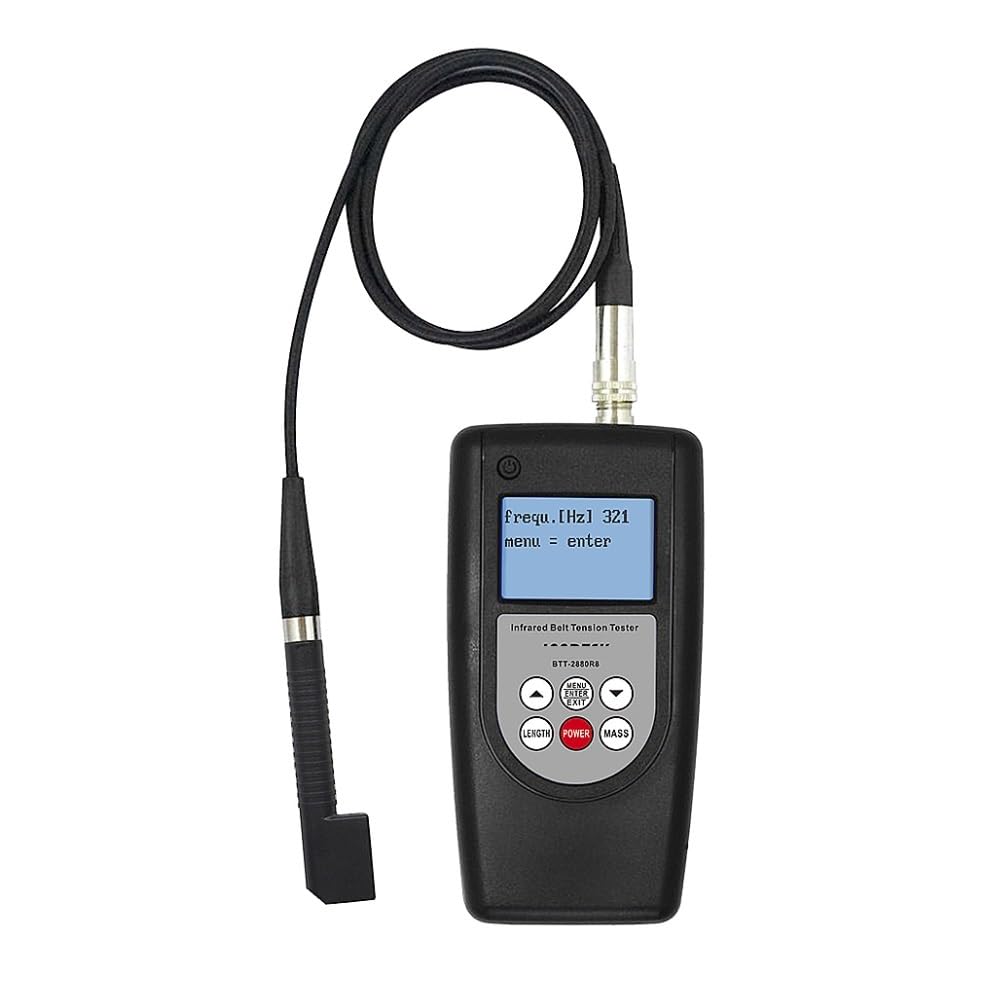 NURII Belt Tension Tester, BTT-2880R8, Split Sensor, Belt Tension Meter, Digital Tensiometer 10Hz~800Hz