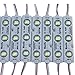 Rextin Super Bright 200pcs 3 LED Module RED 5050 SMD 66-72LM Each Module Waterproof Decorative Light for Letter Sign Advertising Signs with Tape Adhesive Backside 3 Years Warranty
