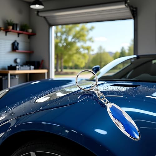 Image of GANPUB 1Pc Blue Car Static Human Body Static Eliminator Discharger Anti-Keychain ESD Tool Car Electricity Releaser, Eliminator Discharge Remover ESD Keyring, Keychains Accessories