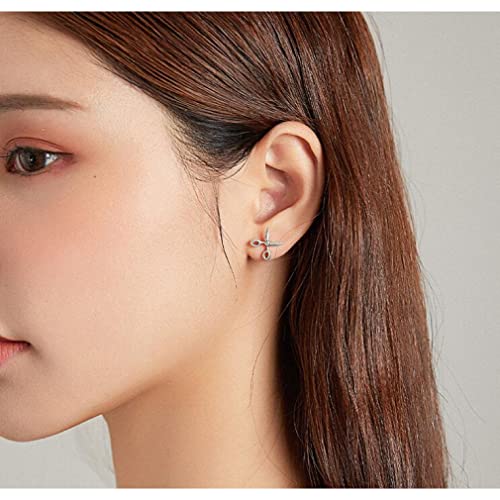 Boucles d'oreilles petits ciseaux finies les puces lourdes - 4