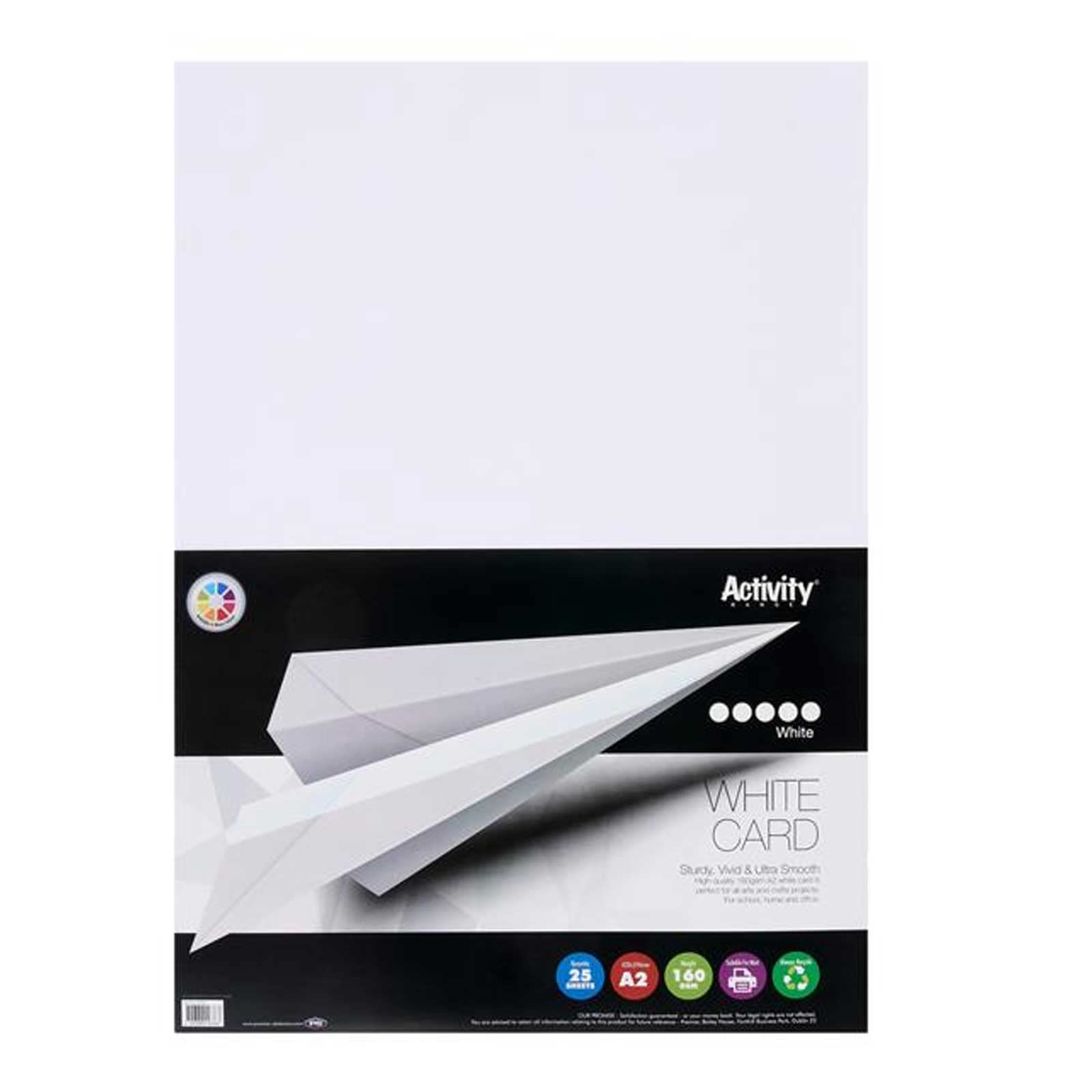 A2 White Cards Large Blank Card Making Scrapbook 160 GSM Paper Art Craft Activity Sheets