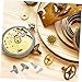 HAWILLOSCH 2 Sets Clock Winding Key Tool Kit Metal Clock Winding Keys for Wall Alarm Clocks and Vintage Styles