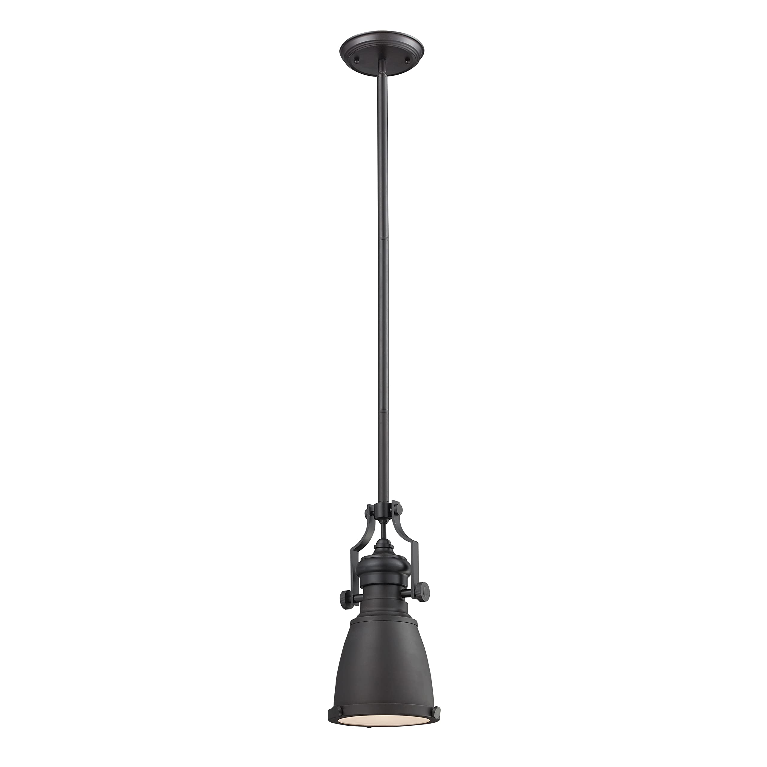 Elk Home 66634 in 1 Chadwick 8'' Wide 1 in Light Mini Pendant in Matte Black