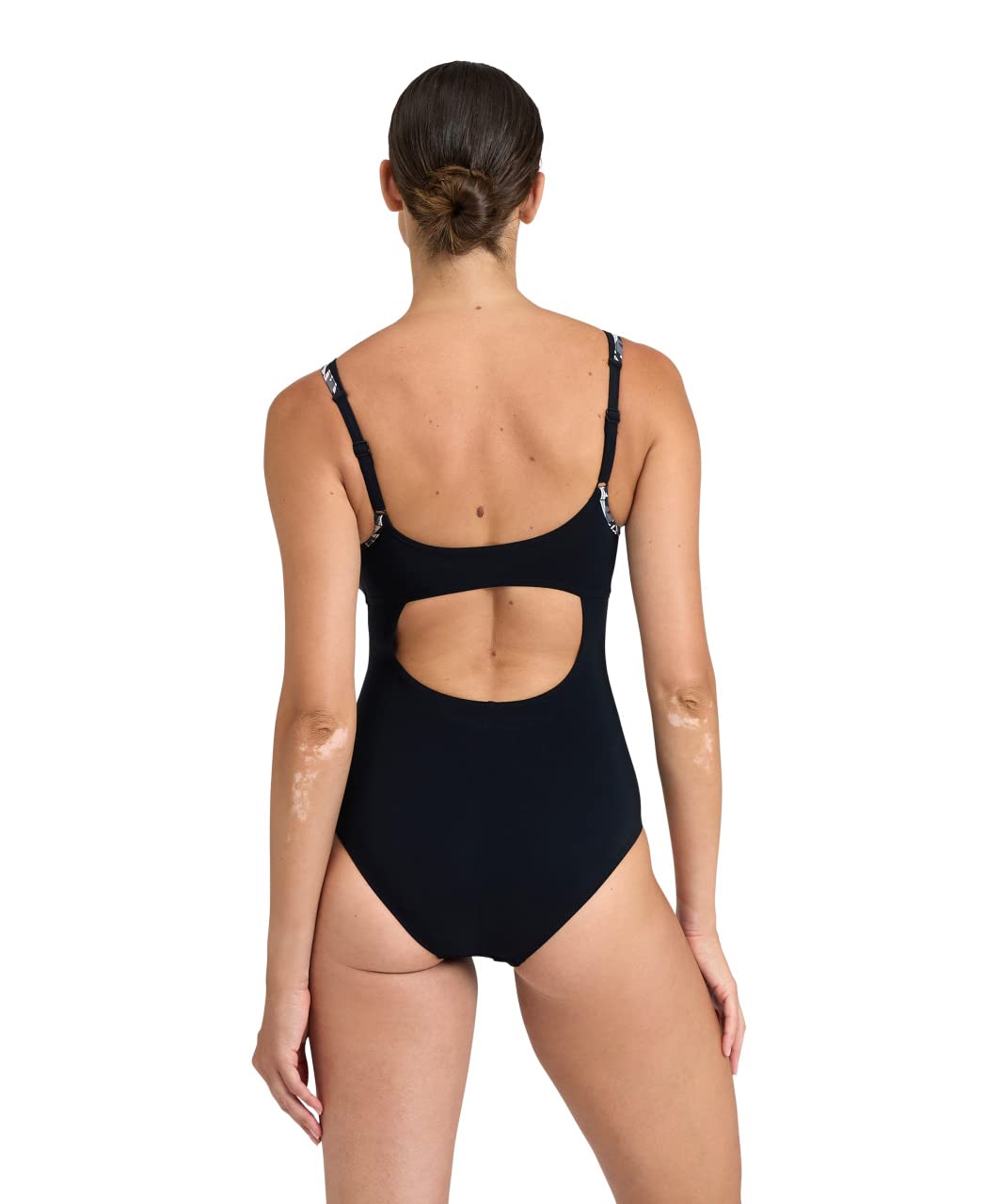 ARENA Women's Bodylift Swimsuit Francy Strap Back Panel One Piece Swimsuit Mujer