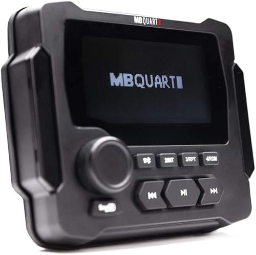 Miniatura 2 de MB Quart GMR-LCD Medidor de montaje de agujero Marine/receptor de barco Bluetooth AM/FM Radio