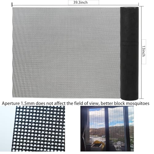 Image of Premium Car Grill Mesh PVC Coated 304 SS Woven Mesh 13x39.3in | PVC coated 304 stainless woven mesh rigid automotive grille insert screen rust-resistant stronger than aluminum alternatives