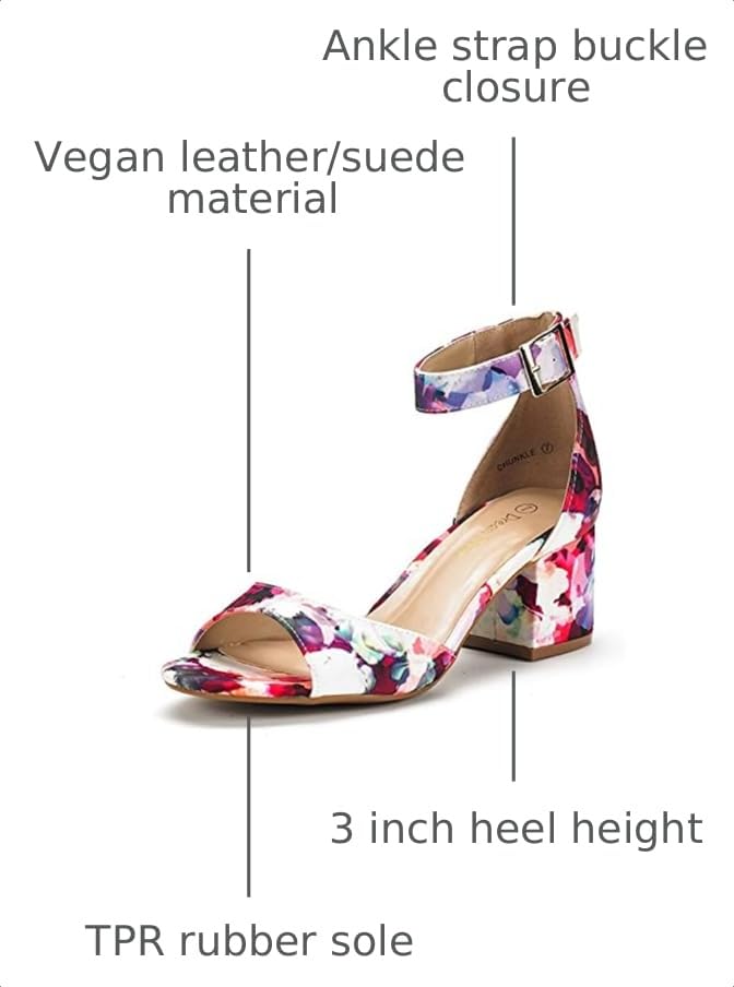 Image of DREAM PAIRS Women's Chunky Heel Sandal