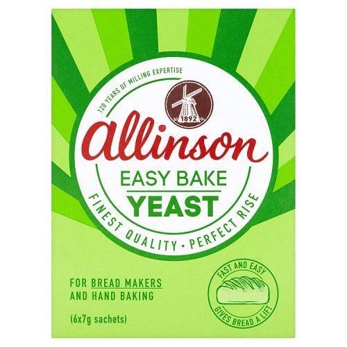 Allinsons Easy Bake Yeast Sachets (7gx6) (Pack of 12)