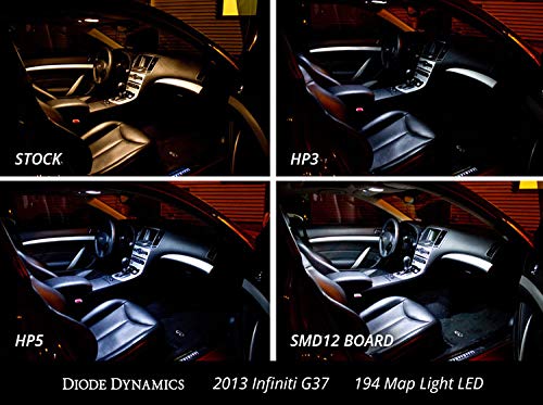 Lámparas LED Map Light HP3 Natural White para Infiniti G37 miniatura 4