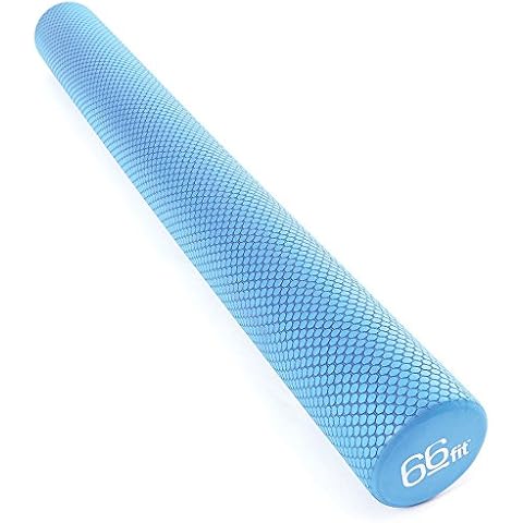 66fit EVA FOAM ROLLER - BLUE - 10CM X 90CM Cover
