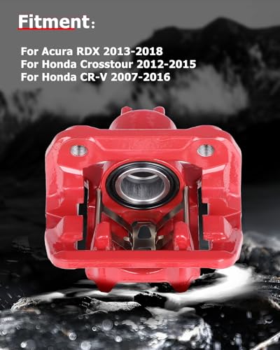 Image of cciyu Rear Left & Right Brake Calipers Assembly w /Bracket 19B6886 19B6887 2013-2018 For Acura For RDX,2012-2015 For Honda For Crosstour,2007-2016 For Honda For CR-V