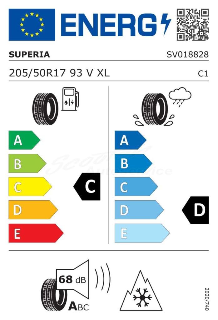 SUPERIA 205/50 R17 93V Invernale XL Auto