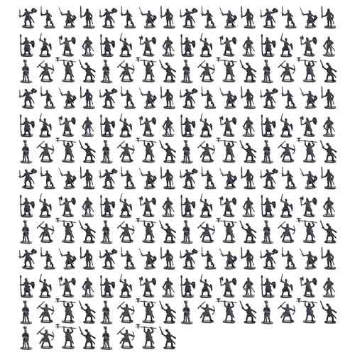 Cookwowe 1:72 200/Set Kunststoff Antike Soldaten Figuren Spielzeug...