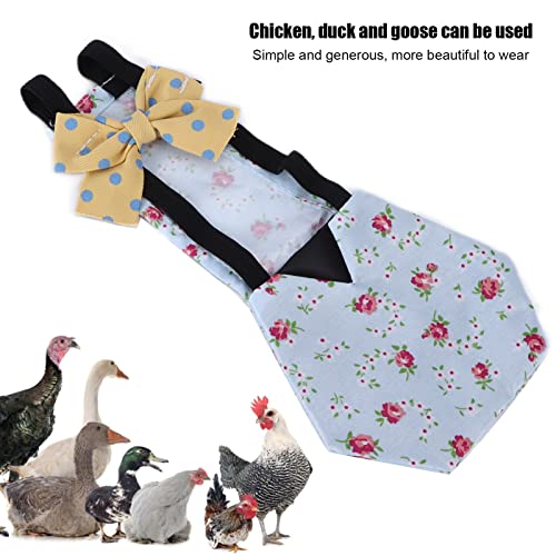 Chicken Diaper Pet Poultry Diapers for Ducks Hens Chicken Nappy Clothes Reusable diapers Goose Diapers for Poultry Outdoor Use (S) - Image 2