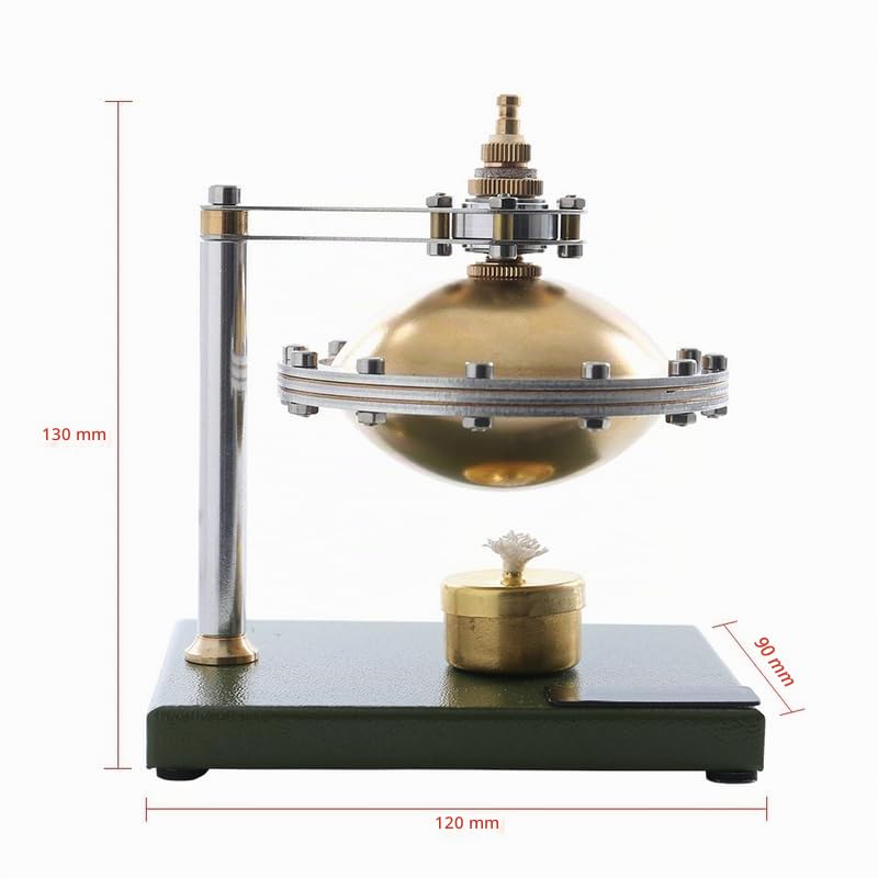 Moteur de moteur Stirling à air chaud à suspension par rotation d'ovni Générateur de chaleur et d'électricité à vapeur Modèle éducatif de kits de jouets