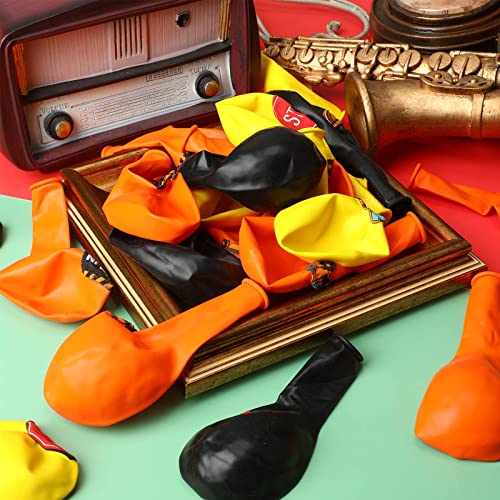 45 Pieces Construction Balloons, 12 Inch Construction Birthday Party Decorations For Children Shower Dump Truck Birthday Party Construction Zone Theme Party Traffic Zone Birthday Party Supplies #TOP2