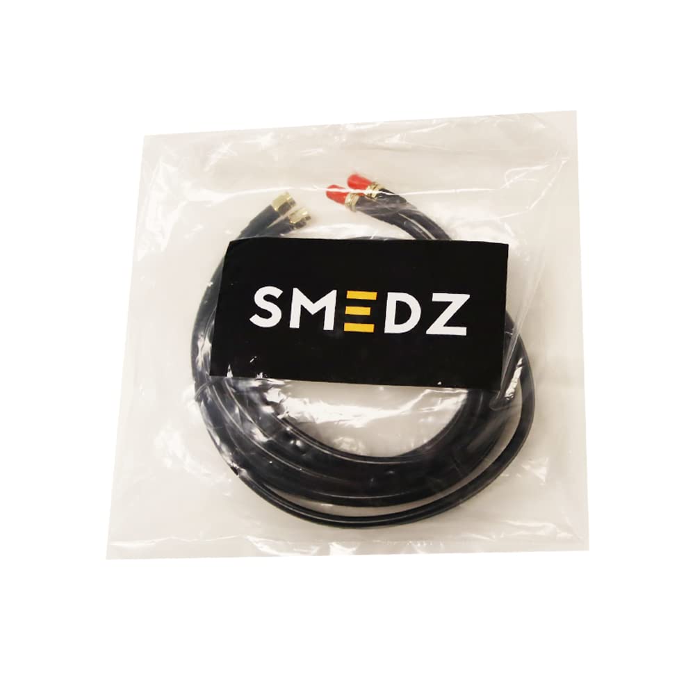 Smedz Cavo prolunga antenna doppia SMA 4G/5G LTE da 5 m maschio a SMA femmina RF195 a bassa perdita di segnale, 5 metri
