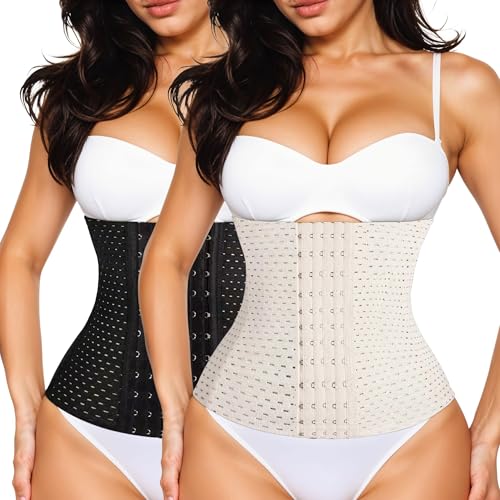 Elastischer Waist Trainer - Corset mit weichen Stahlstäben - Corsage Damen...