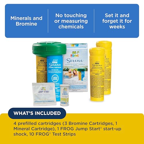 Image of FROG Serene Floating Sanitizing System for Hot Tubs, 3 Month Bundle