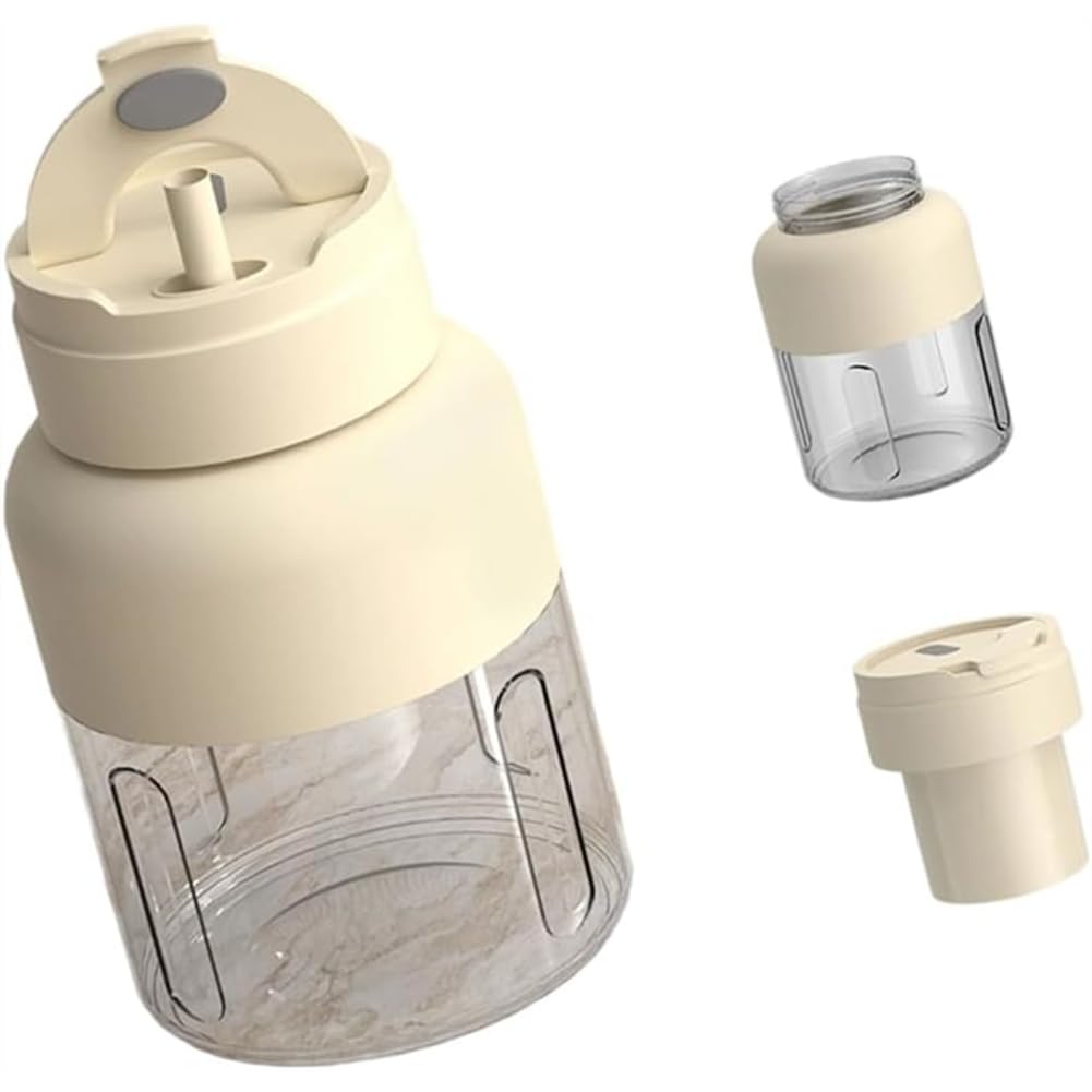 Vjsujehgy Portable 800ml Electric Juicer Blending Machine Cup Blender for Shakes Fruit Juice Mixer
