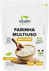 Vitalin Farinha Multiuso Integral Sem Glúten 500G