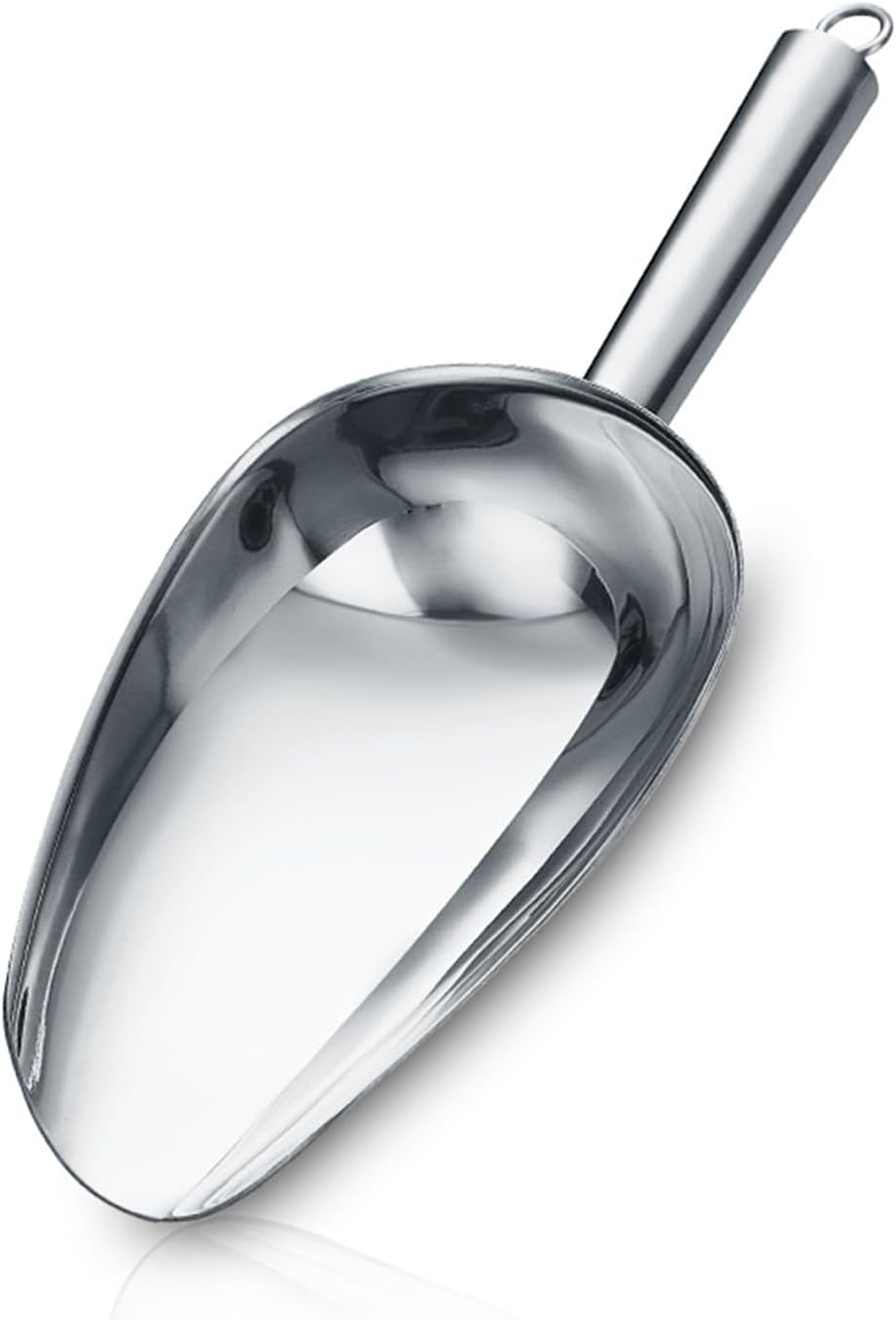 Stainless Steel Ice Scoop 6 Oz,Camii Metal Ice Scooper For