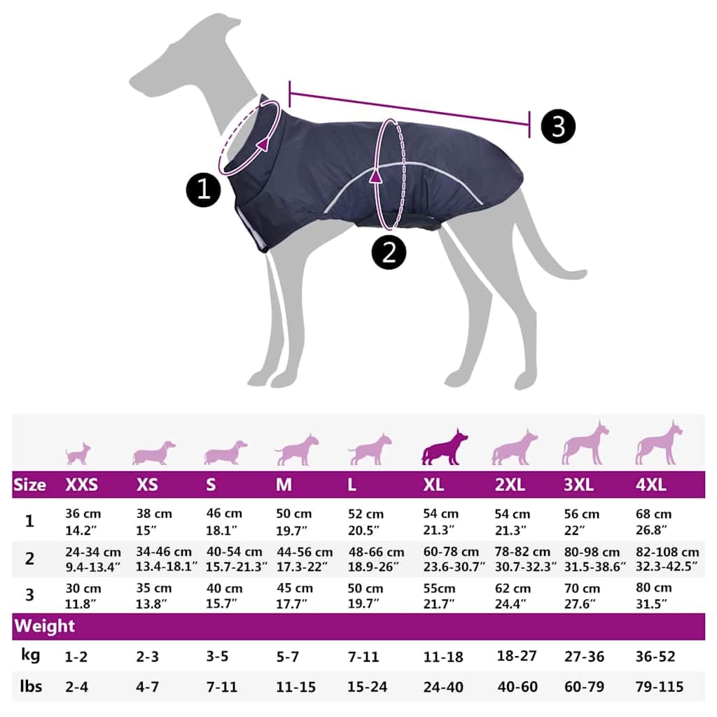 Impermeabile per cani, blu navy, in poliestere, XL, con strisce riflettenti, impermeabile e riflettente, per autunno, inverno e attività all'aperto, protezione da pioggia e freddo