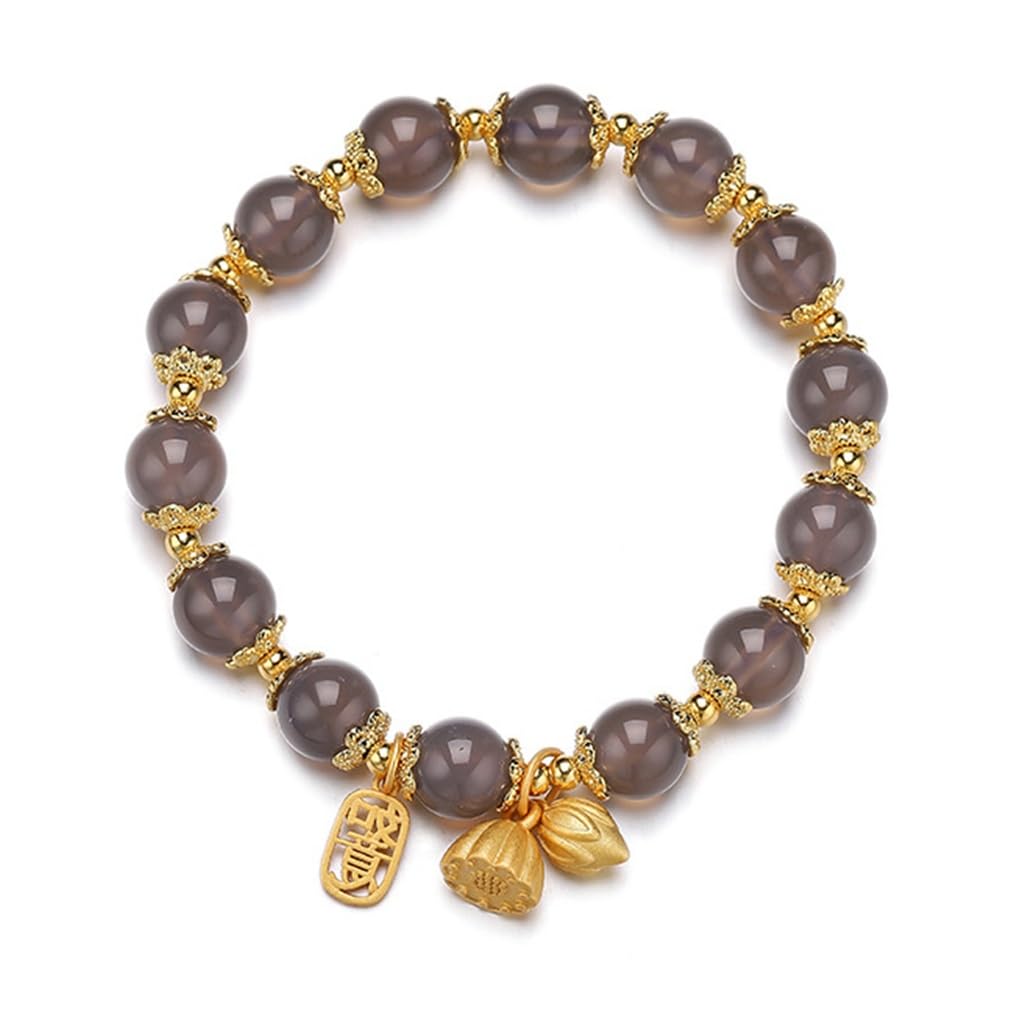 Agate grise Ruyi Peng chaîne à main pour sublimer votre tempérament - 6