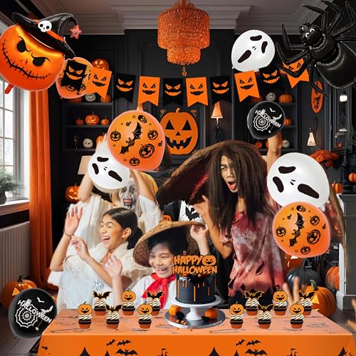 54-Piece Halloween Party Decorations Complete Foil Decor Kit - image 7