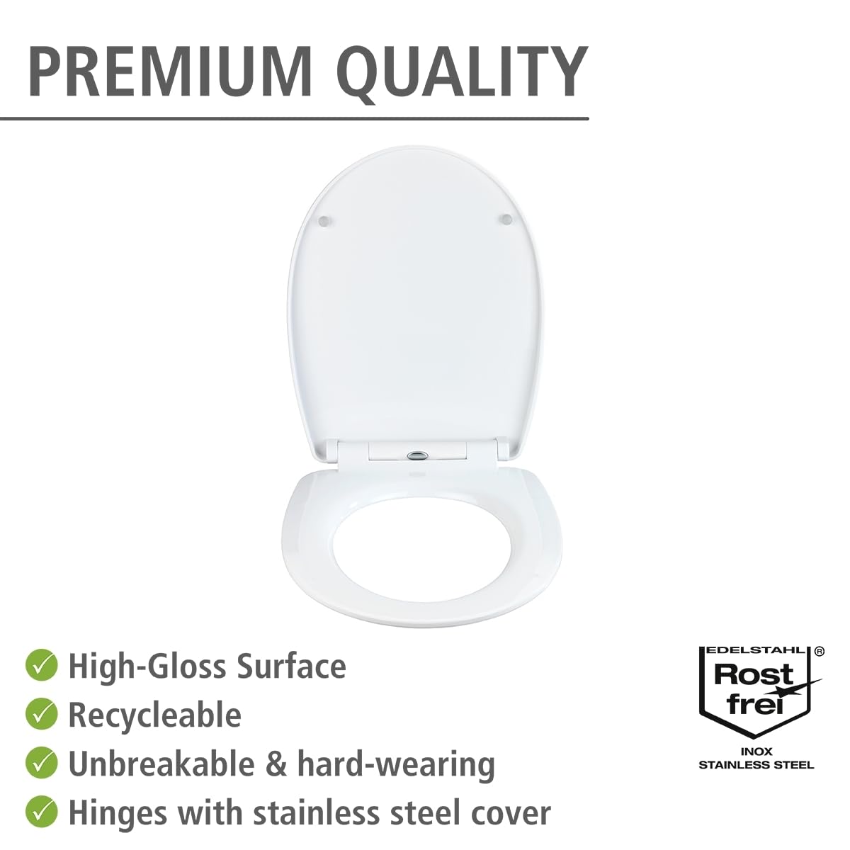 WENKO Tapa de WC Beach, Multicoloured, 45 x 36.5 cm, 0 x 45 x 36.5 cm - Image 3