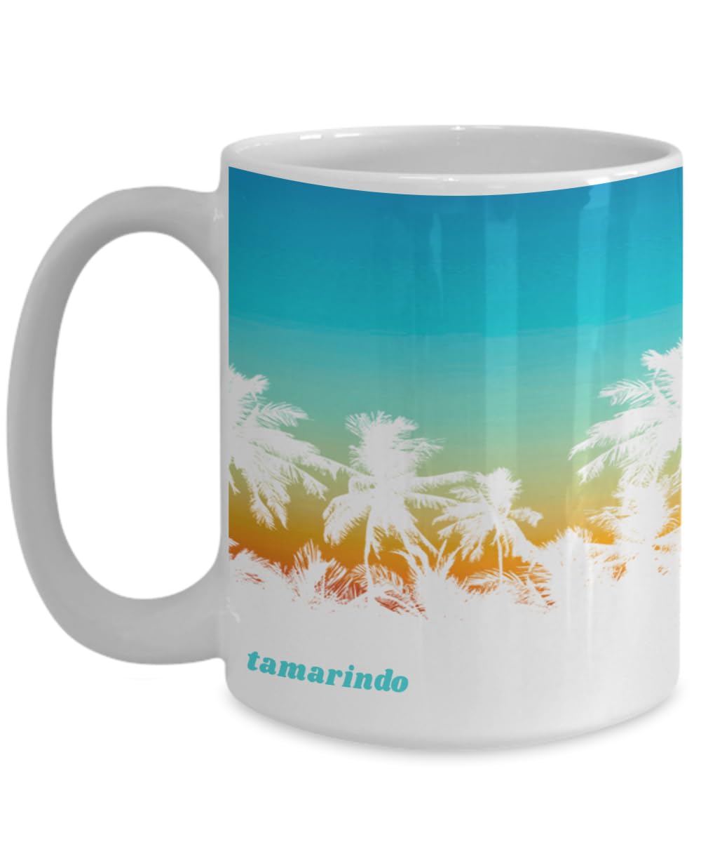 Dillo Tamarindo Costa Rica Coffee Mug 15oz White Sunset Vacation Artistic77335