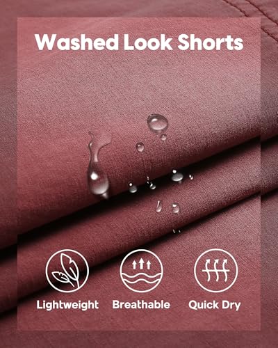 Image of maamgic Men's 5 inch Inseam Shorts Pull-On Relaxed Fit Comfort Stretch Short Shorts with Pocket