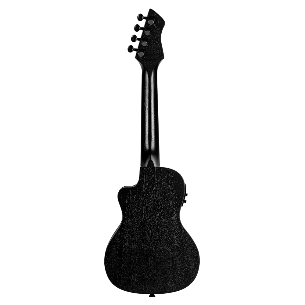 Ortega Guitars Ukelele Concierto electroacústico - Horizon Series - pala invertida - Okoume (RUHZ-CE-SBK)