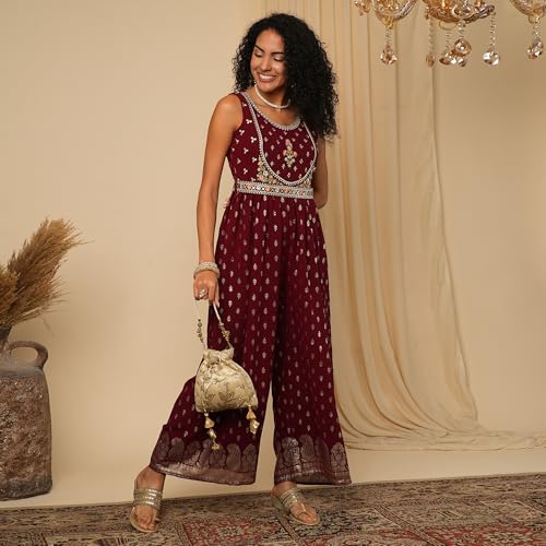 Image of Globus Women Jumpsuit (GS569822 Teal S)