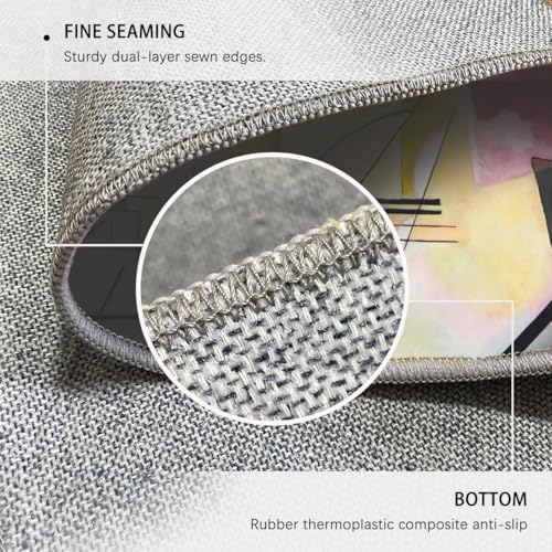 Tapis salon formes modernes lavable et antidérapant pour bureau - 7