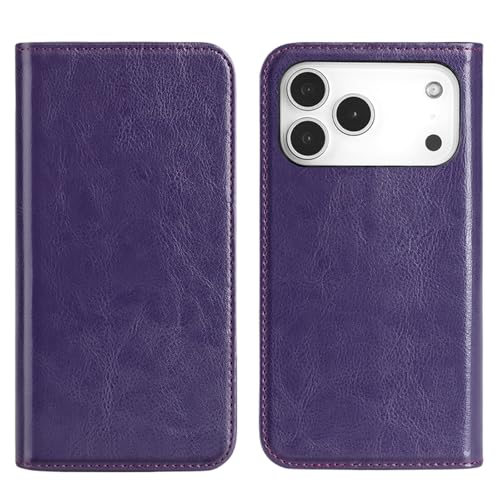 Étui iPhone 17 cuir fait main portefeuille haut de gamme en vachette