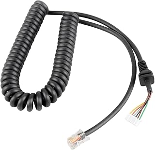 UKCOCO Cabo De Microfone De Mão Mh48 Micrófonos Inalámbricos Rádio De Carro Para Rádios De Carro Alto-Falante Cabo De Microfone Fio De Microfone Para Rádio Móvel Fio Para Alto-Falante De