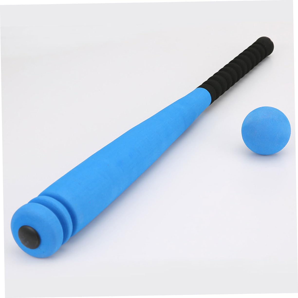 Bate De Béisbol para Niños 2 Juegos De Bate y Pelota De Espuma 54 Cm Diseño Ranurado Juguete Deportivo Seguro Adecuado para Exteriores Entrenamiento De Béisbol