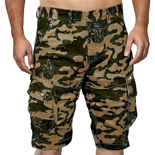 Short cargo homme coupe décontractée pour éviter les tailles serrées