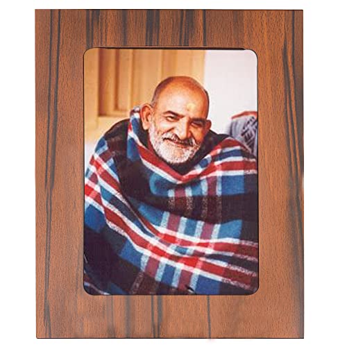 Image of Neem Karoli Baba Photo Frame for Table & Desk | Neeb Karori Baba (Picture Size 5x7 Inch) - GR-1085