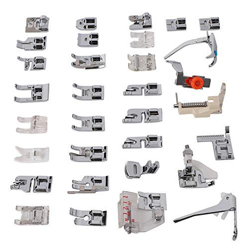 Kit de 32 Piezas de Pies Prensatelas para Máquina de Coser Multifuncional miniatura 1