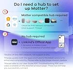 Linkind Matter Smart Light Bulb, Smart Bulbs Work with Apple Home, Siri, Alexa, Google, SmartThings, LED RGBTW Color Changing Bulbs Music Sync,A19 E26 60W 800LM, 2.4GHz WiFi Only, 4 Pack - Image 4