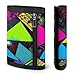 CFZZNYESQF Fashion Slim 80s 90s Memphis Geometric Wallets for Unisex, Trifold Wallet with Multiple Card Slots And ID Holder, Fold Wallet for Travel Accessories